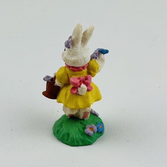 Cottontail Lane Flower Girl Bunny Figurine Easter Spring Midwest of Cannon Falls - Picture 3 of 5